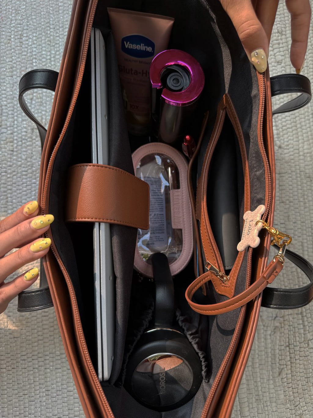 MOCHA NOIR - Brown Tote