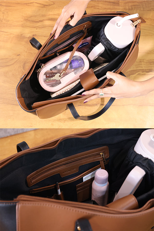 MOCHA NOIR - Brown Tote